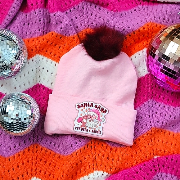 "Santa says I've been a baddie" beanie - Picture 2 of 5